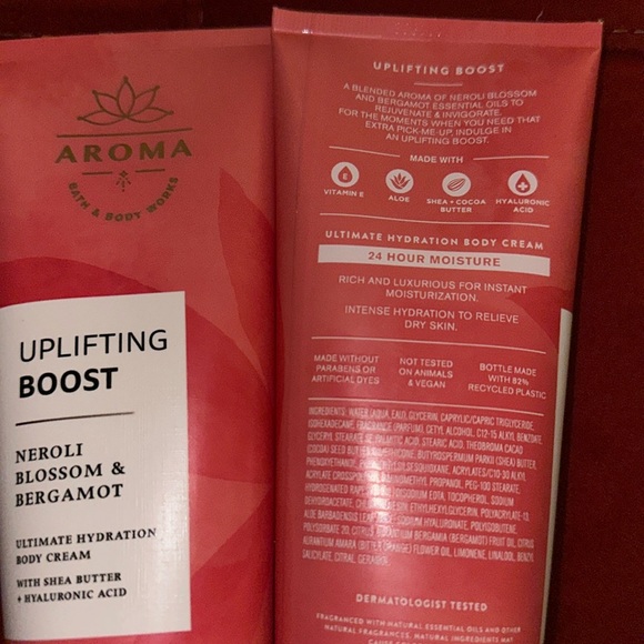 BBW 2pc Body Cream Aromatherapy Neroli Blossom & Bergamot - Picture 2 of 2